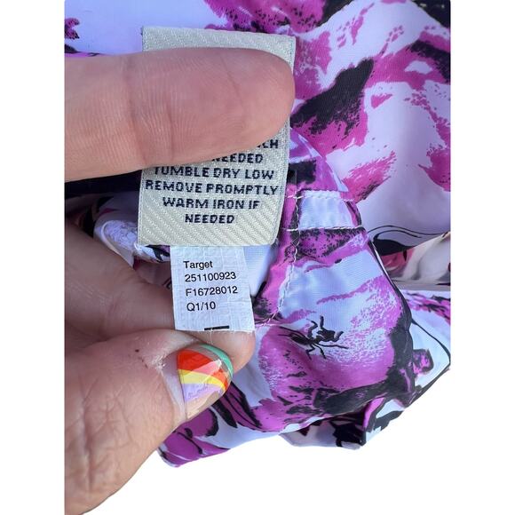 Jean Paul Gaultier for Target Shirt Ruffle Dress With Pocket Floral Size Small - Picture 4 of 12